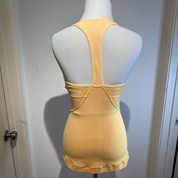Lululemon Power Up Tank Size: 4 Golden Yellow - Picture 2 of 4